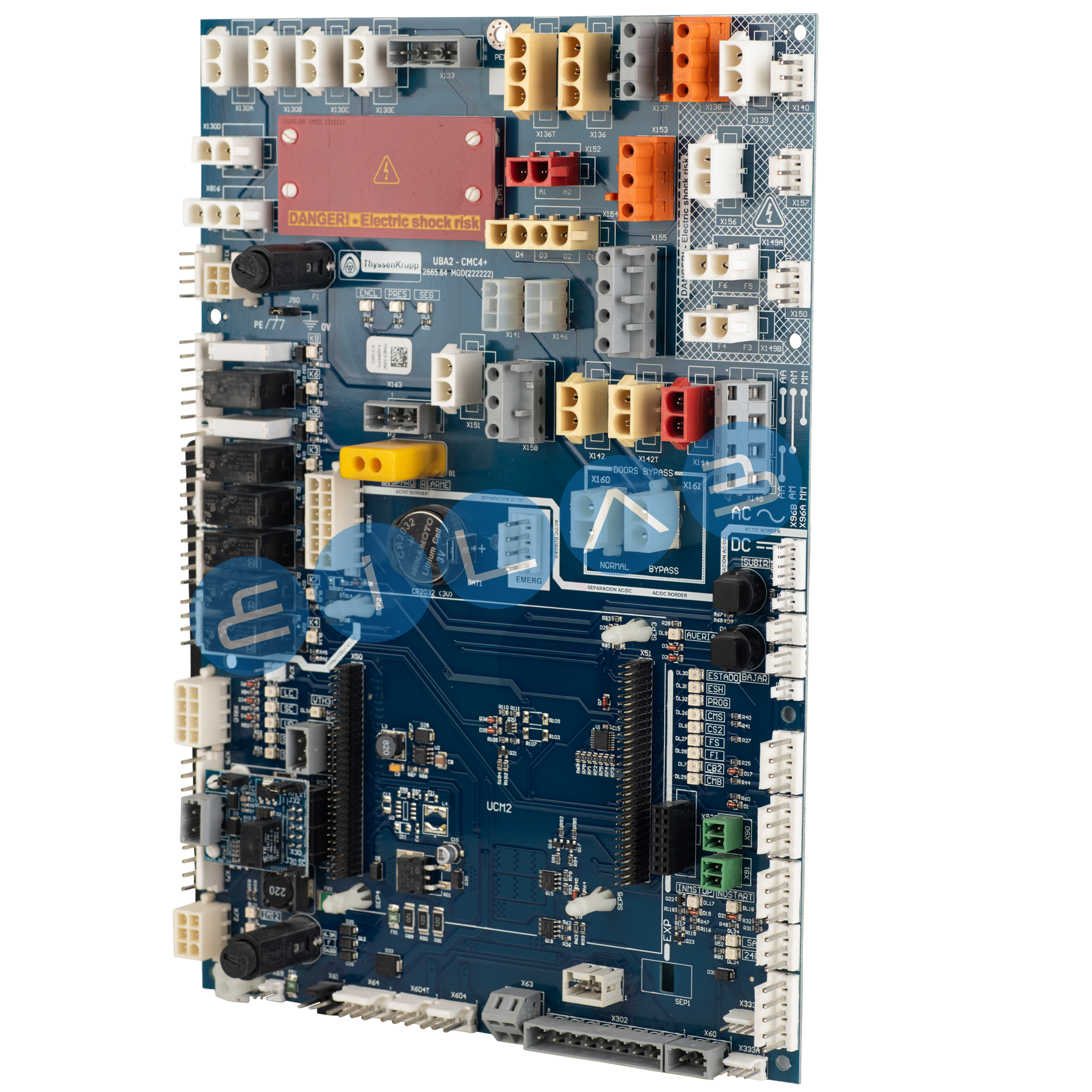 PCB, KABİN TERMİNAL KARTI, UBA2, CMC4+
