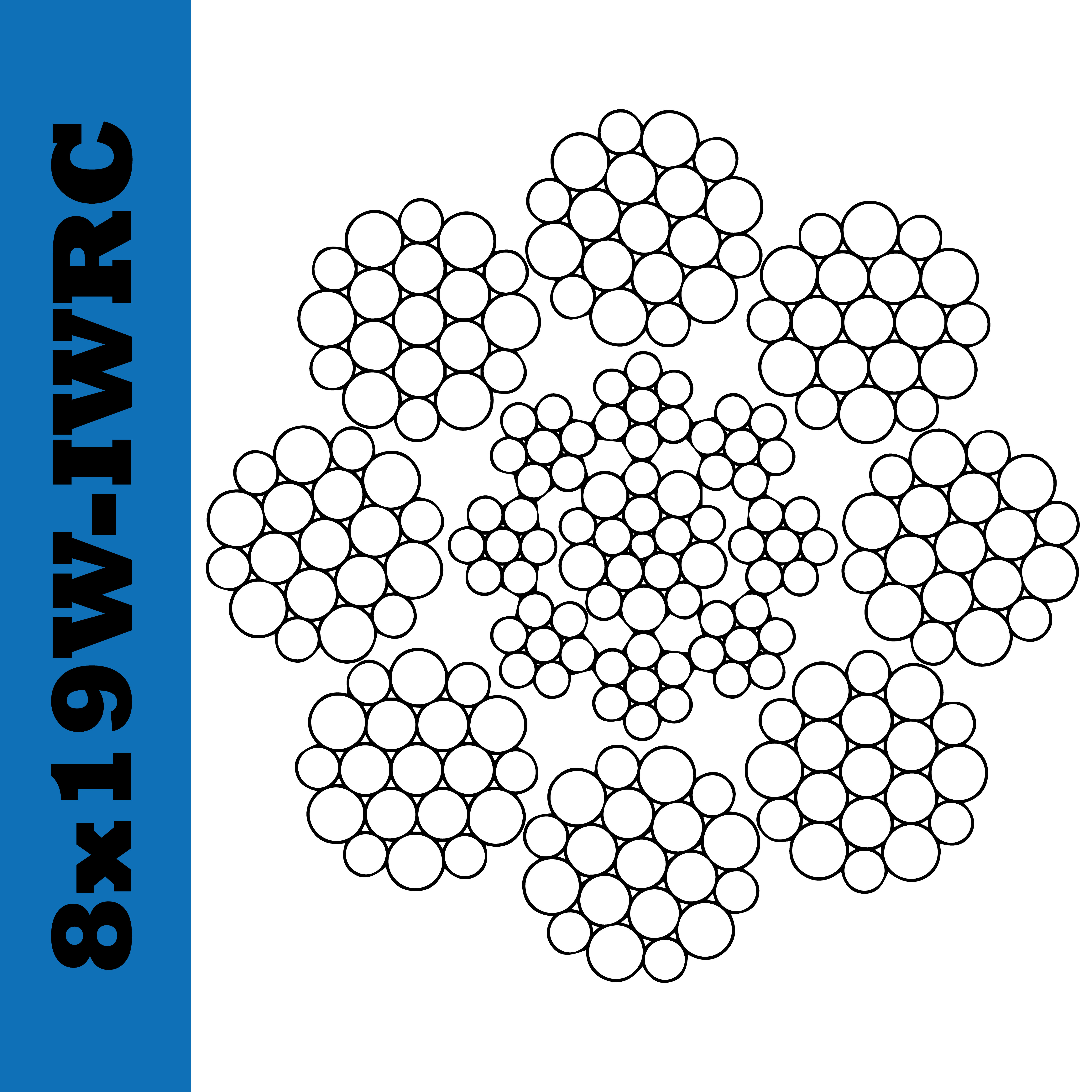  ROPE PFEIFER DRAKO 250 T Ana Taşıyıcı Halat Çelik Özlü 11mm | PFEIFER DRAKO | 8x19W IWRC/110 | 