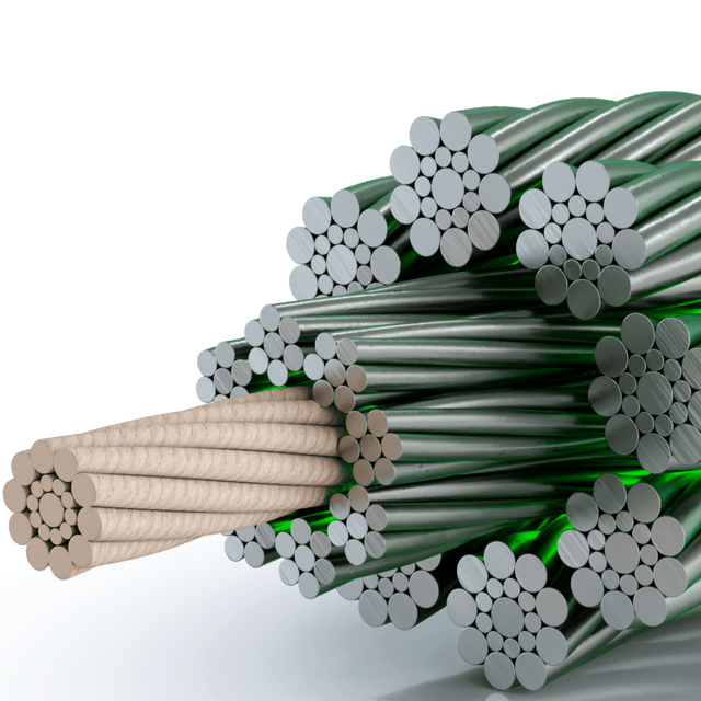  ROPE GUSTAV WOLF PAWO F3 13MM ÇELİK KENDİR ANA TAŞIYICI HALAT | GUSTAV WOLF | 761213033 | 