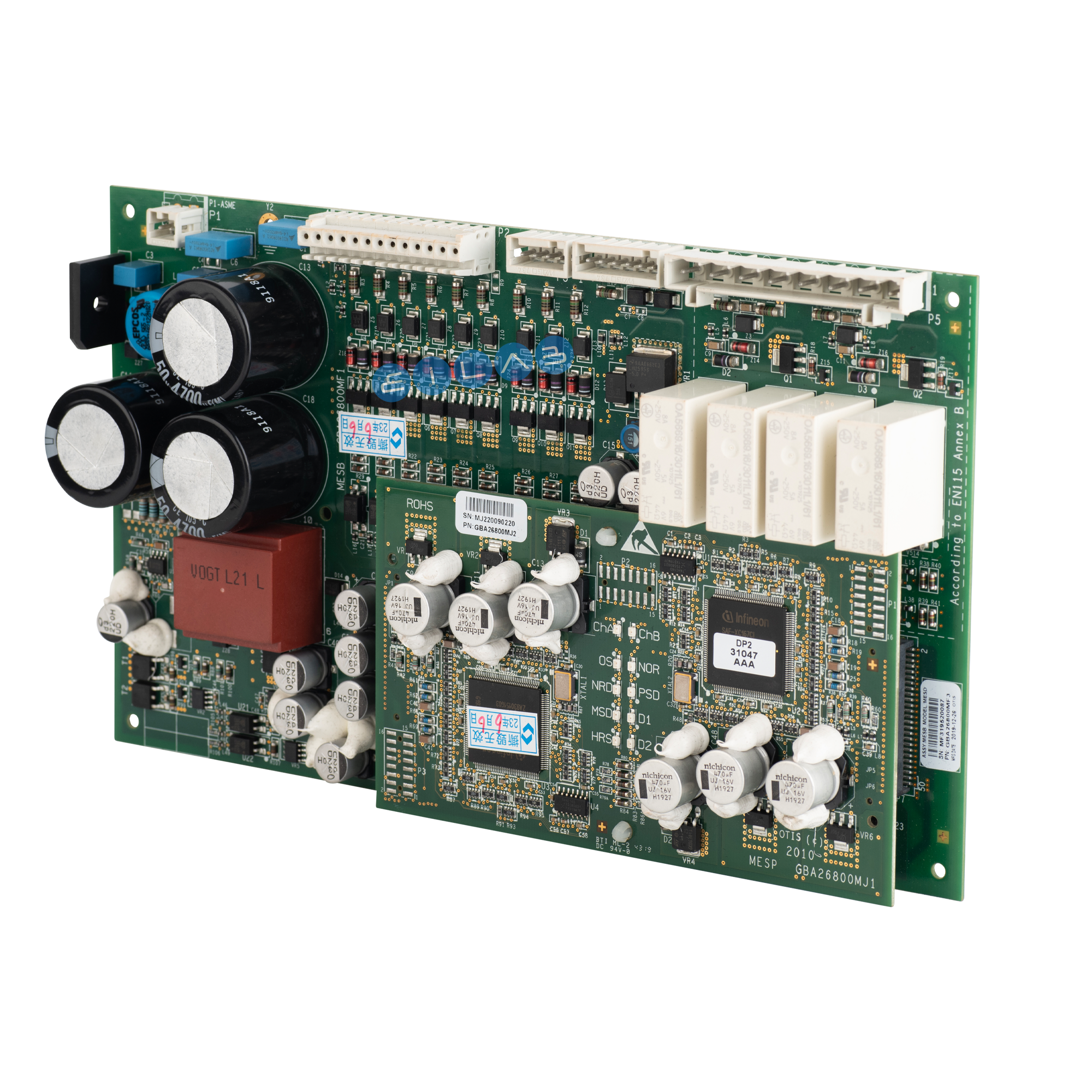  PCB YÜRÜYEN MERDİVEN ANA KONTROL KARTI XIZI OTIS | OTIS | GBA26800MF3 | 